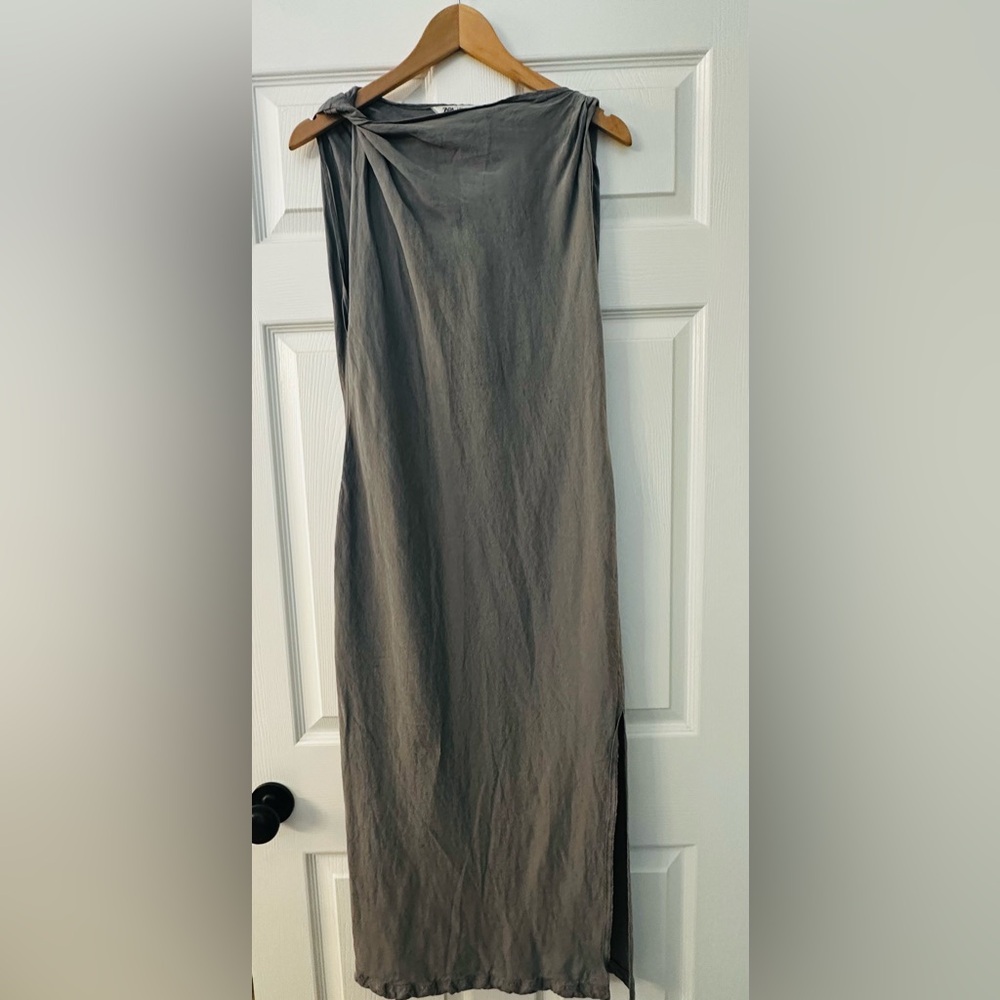 Linen Gray Women's Dress